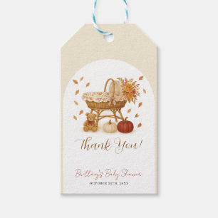 Étiquettes-cadeau Balise de cadeau de Baby shower de Boho Falling in