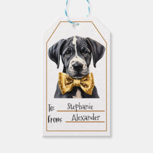 Étiquettes-cadeau Balise de cadeau de chien adorable - joli thème an