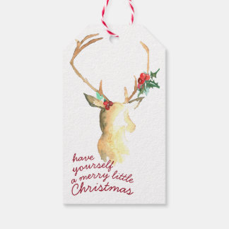 Étiquettes-cadeau Balise de cadeau de Noël Joyeux