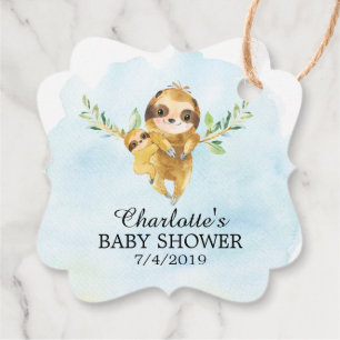 Étiquettes Cadeau Balise de cadeau de préférence pour le Baby shower