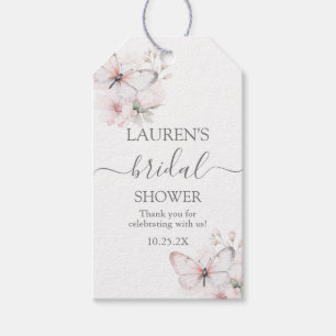 Étiquettes-cadeau Balise de cadeau pour fille Baby shower papillon