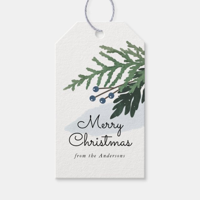 Étiquettes-cadeau Balise de cadeaux de Noël (Devant)