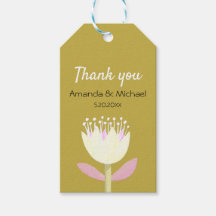 Balise de faveur de mariage floral