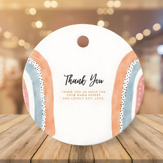 Étiquettes Cadeau Balise de faveur du Baby shower mignon
