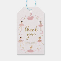 Balise de Merci Ballerina ・ Balise de cadeau de ba