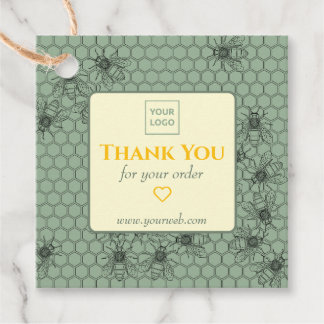 Étiquettes Cadeau Balise de Merci d'entreprise écologique personnali