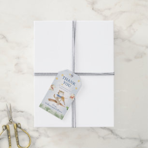 Étiquettes-cadeau Balise de Merci du Baby shower fantôme d'Halloween