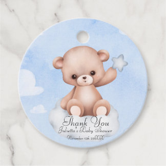 Étiquettes Cadeau Balise de préférence Baby shower simple