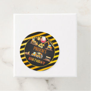 Étiquettes Cadeau Balise de promotion d'anniversaire de construction