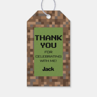 Étiquettes-cadeau Balise de promotion de l'anniversaire du jeu vidéo
