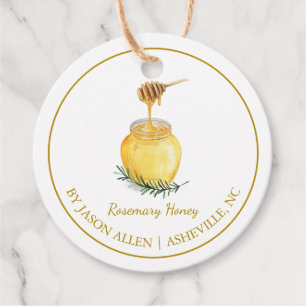 Étiquettes Cadeau Balise de suspension simple de romarin biologique