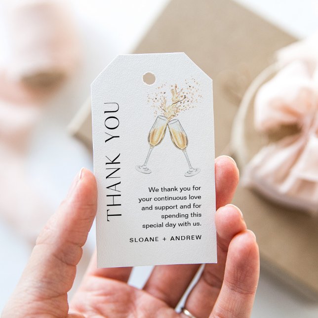 Étiquettes-cadeau Balise Favor Mariage Merci HARLOW (Créateur téléchargé)