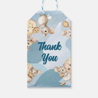 Étiquettes-cadeau Balise Favoriser la souris et le cookie