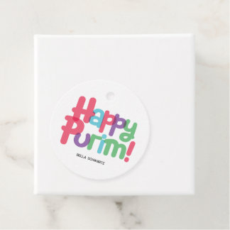 Étiquettes Cadeau Balise Fun Happy Purim