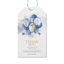 Balise Garçons 1er Anniversaire & Baptême Merci Fa