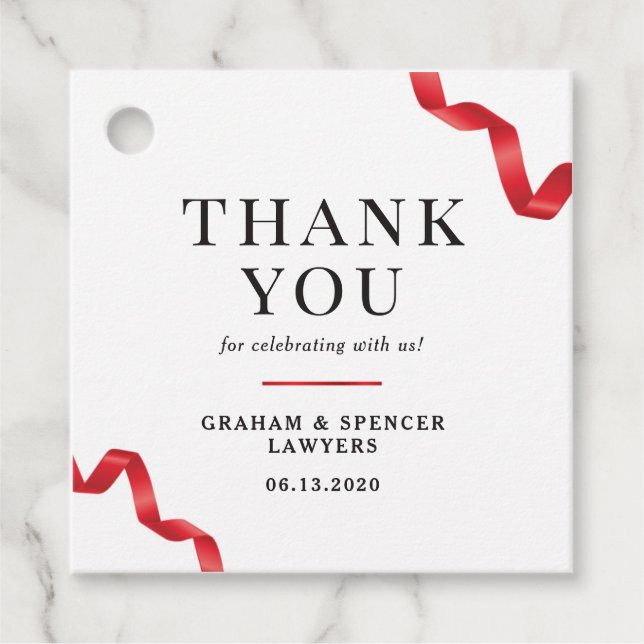 Étiquettes Cadeau Balise Grand Faveur d'ouverture (Devant)