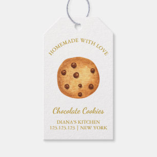 Étiquettes-cadeau Balise Hang simple de biscuits frais faits maison 