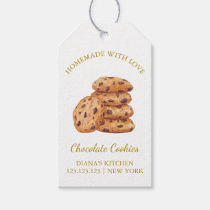 Étiquettes-cadeau Balise Hang simple de biscuits frais faits maison 