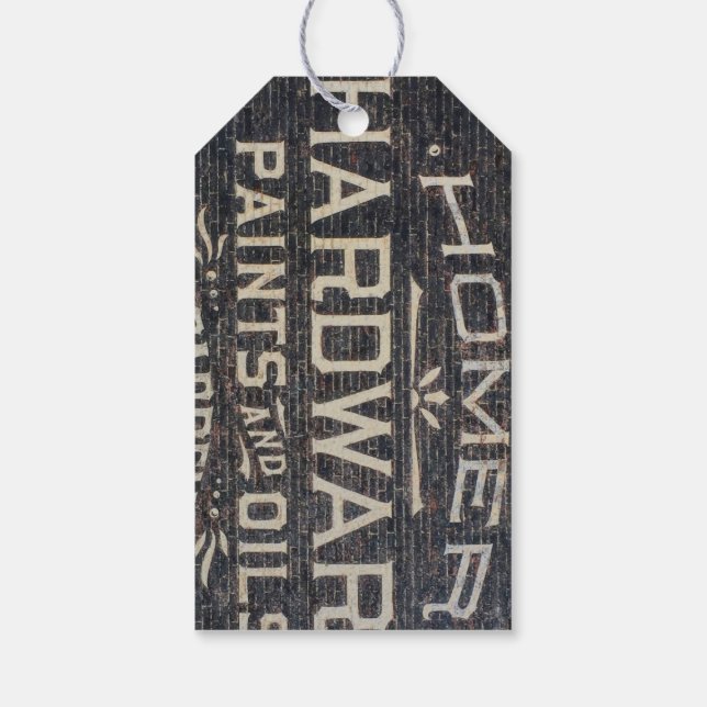 Étiquettes-cadeau Balise Journal d'art de la signature (Dos)