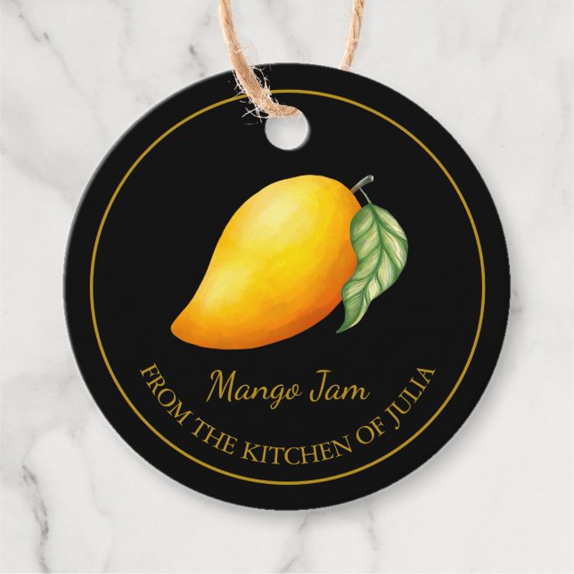 Étiquettes Cadeau Balise l Noir (Devant)