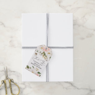 Étiquettes-cadeau Balise Magnolia Cotton Fête des mariées Favoriser