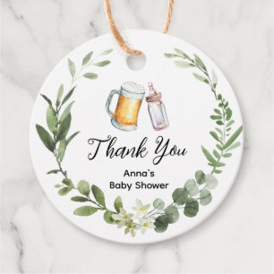 Étiquettes Cadeau Balise Merci des bières et des plongeurs Favoriser