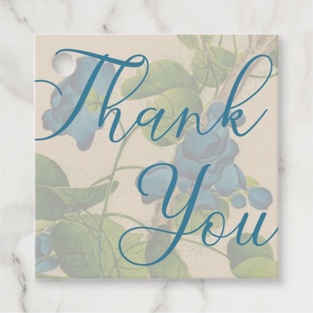 Étiquettes Cadeau Balise Merci Favor (Devant)