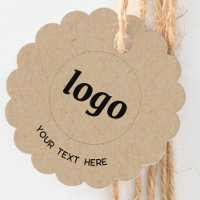 Balise Prix Kraft pour entreprise simple Logo Text