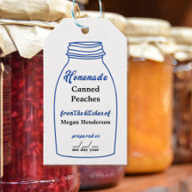 Balise rustique Bleue Canne Jar Kraft Hang