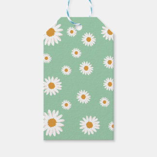 Étiquettes-cadeau Balise simple cadeau de marguerite