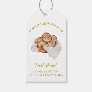 Étiquettes-cadeau Balise simple faite maison Hang Pain frais
