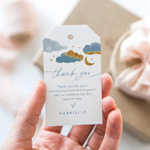 Étiquettes-cadeau Balise Twinkle Little Star Boy Baby shower Favoris