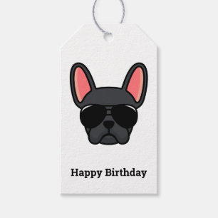 Étiquettes-cadeau Balises cadeau Black French Bulldog