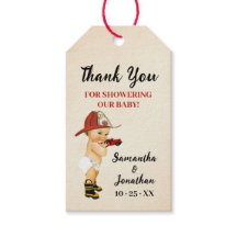 Balises Cadeau de Little Firefighter Baby shower F