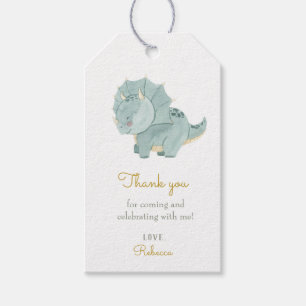 Étiquettes-cadeau Balises Cadeau Merci Dinosaur Cute