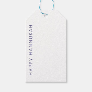 Étiquettes-cadeau Balises Cadeau simple Hannukah