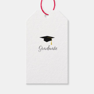 Étiquettes-cadeau Balises cadeaux Casquette diplômé