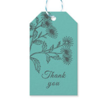 Balises cadeaux Croquis floral