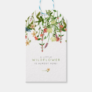 Étiquettes-cadeau Balises cadeaux de Baby shower Fleur sauvage Boho