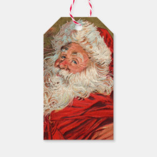 Étiquettes-cadeau Balises cadeaux de Noël du Père Noël allemand