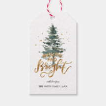 Balises cadeaux de Noël personnalisées et joyeux