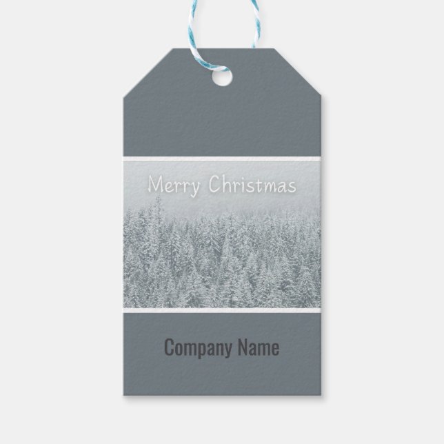 Étiquettes-cadeau Balises cadeaux de Noël pour les employés (Devant)