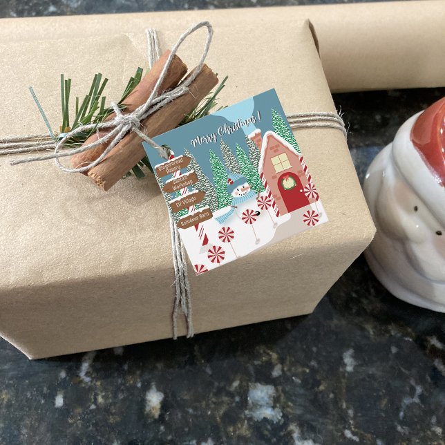 Étiquettes Cadeau Balises cadeaux du pôle Nord (Créateur téléchargé)