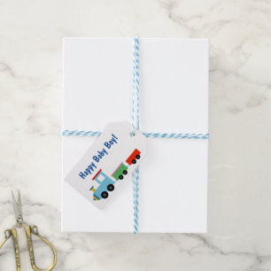 Étiquettes-cadeau Balises cadeaux du train de jouets Cute