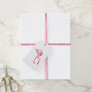 Étiquettes-cadeau Balises cadeaux Flamant rose