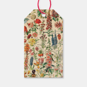 Étiquettes-cadeau Balises cadeaux Fleurs vintages
