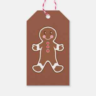 Étiquettes-cadeau Balises cadeaux Gingerbread Cookie