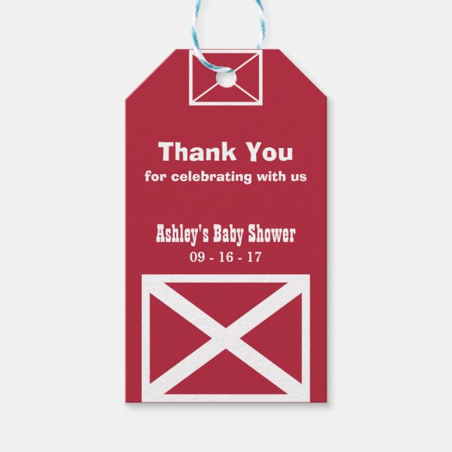 Étiquettes-cadeau Balises cadeaux - Grange (Devant)