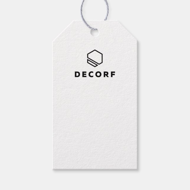 Étiquettes-cadeau Balises cadeaux Gris Twin (Devant)