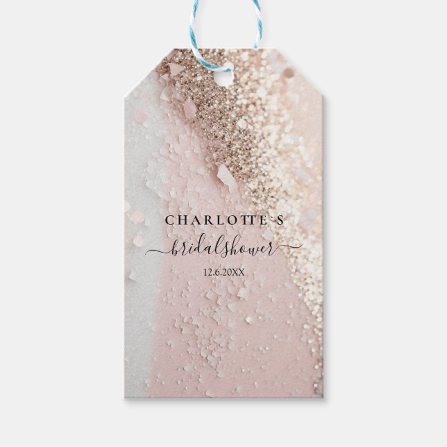 Étiquettes-cadeau BALISES CADEAUX MARIAGES FÊTE DES MARIÉES parties  (Devant)